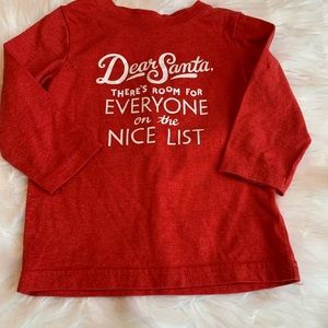 Cat & Jack Christmas Holiday Shirt Size 18 Months
